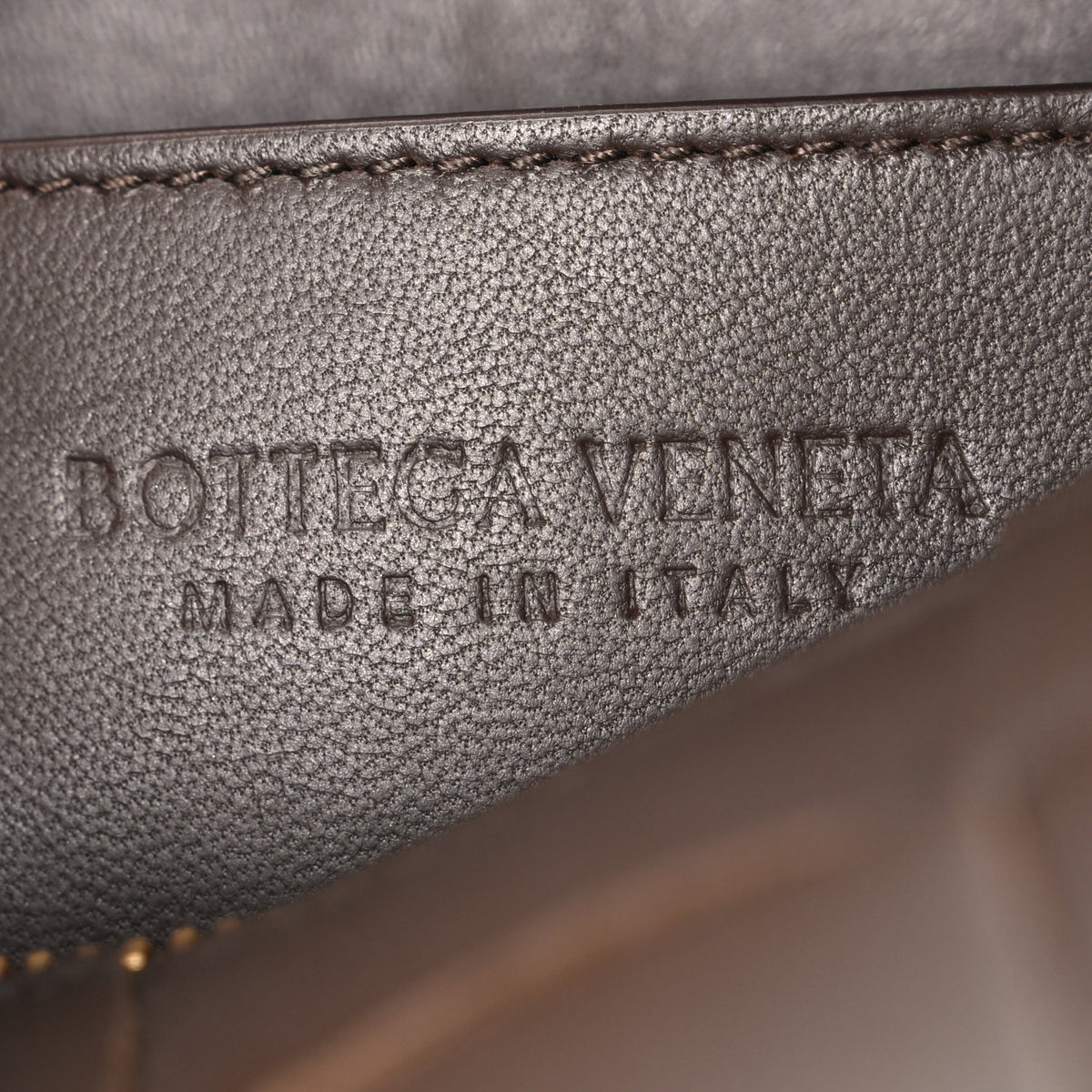 Lambskin Maxi Intrecciato Small Brick Cassette Bag Light Brown