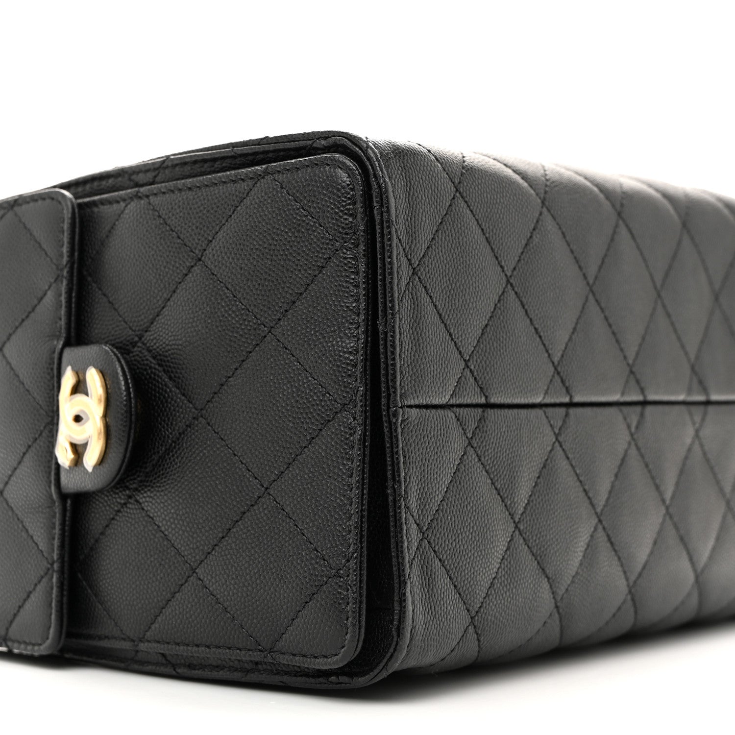 Chanel Caviar Quilted Small Chanel 25 Handbag Black 9 of 10