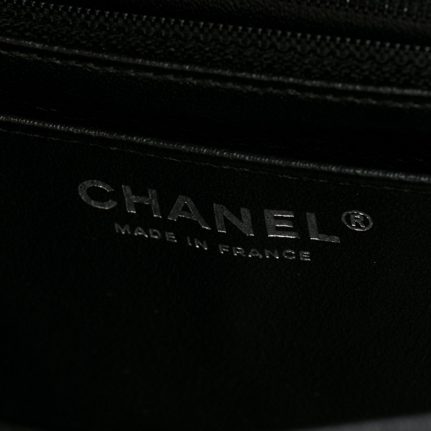 Caviar Quilted Mini Rectangular Flap Black