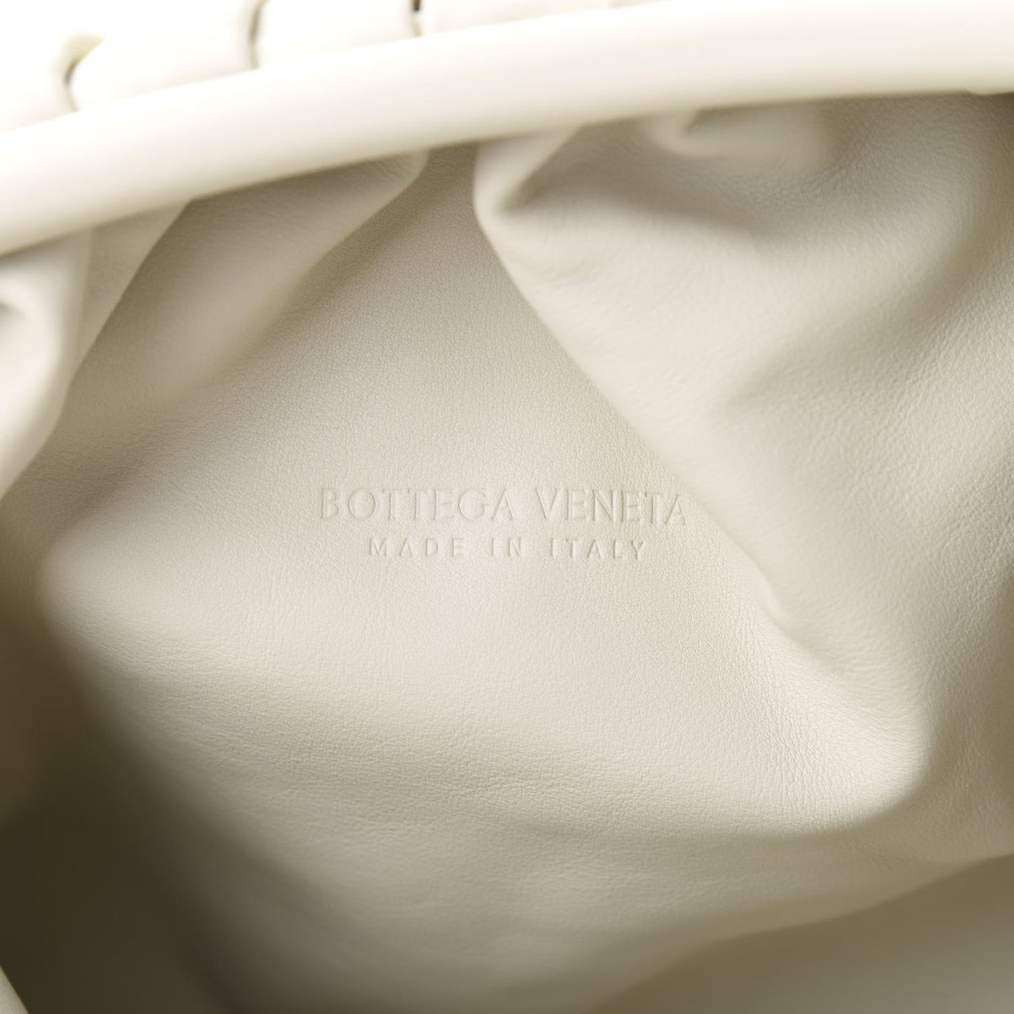 Smooth Butter Calf The Pouch Oversized Clutch Mist
