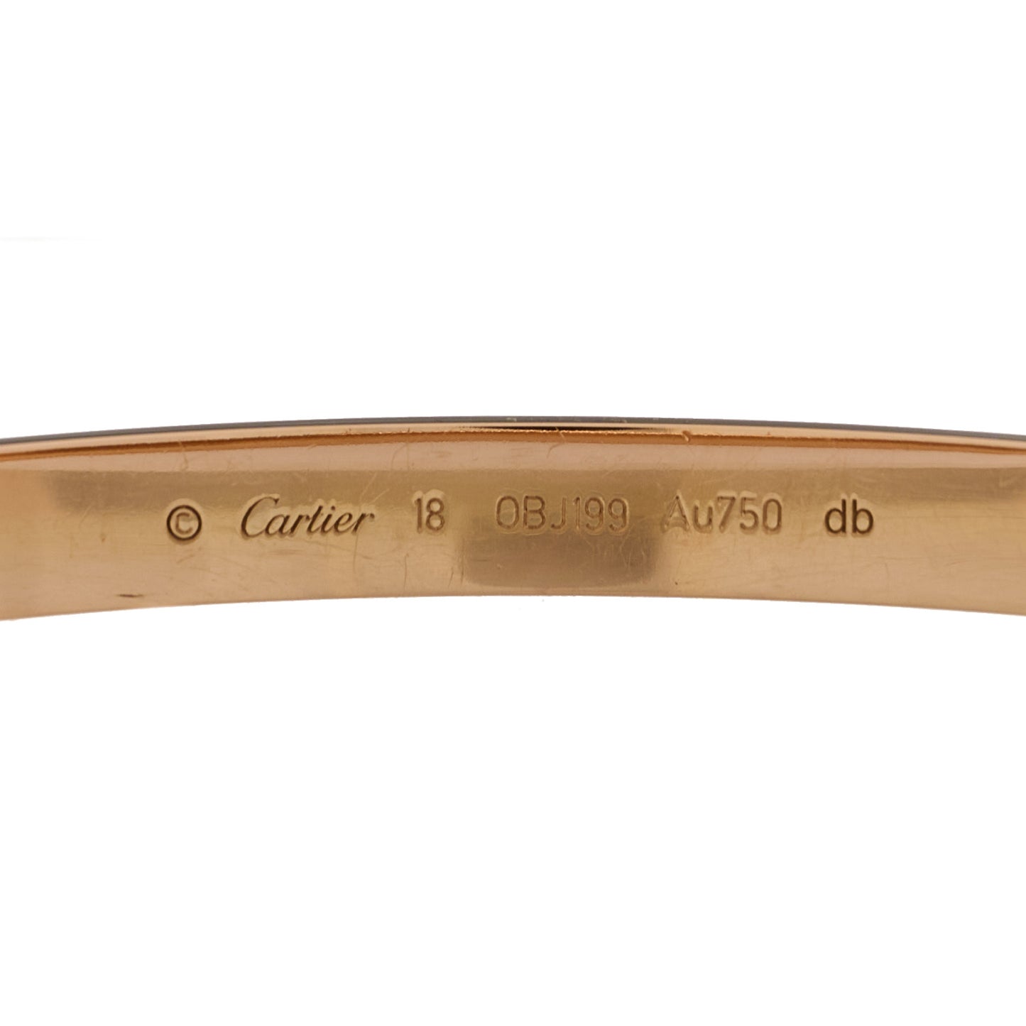 18K Pink Gold LOVE Bracelet 18