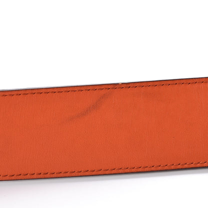 Gucci Nubuck Interlocking G Belt 95 38 Deep Orange 7 of 7