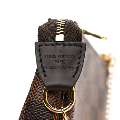 Louis Vuitton Damier Ebene Mini Pochette Accessories 6 of 8