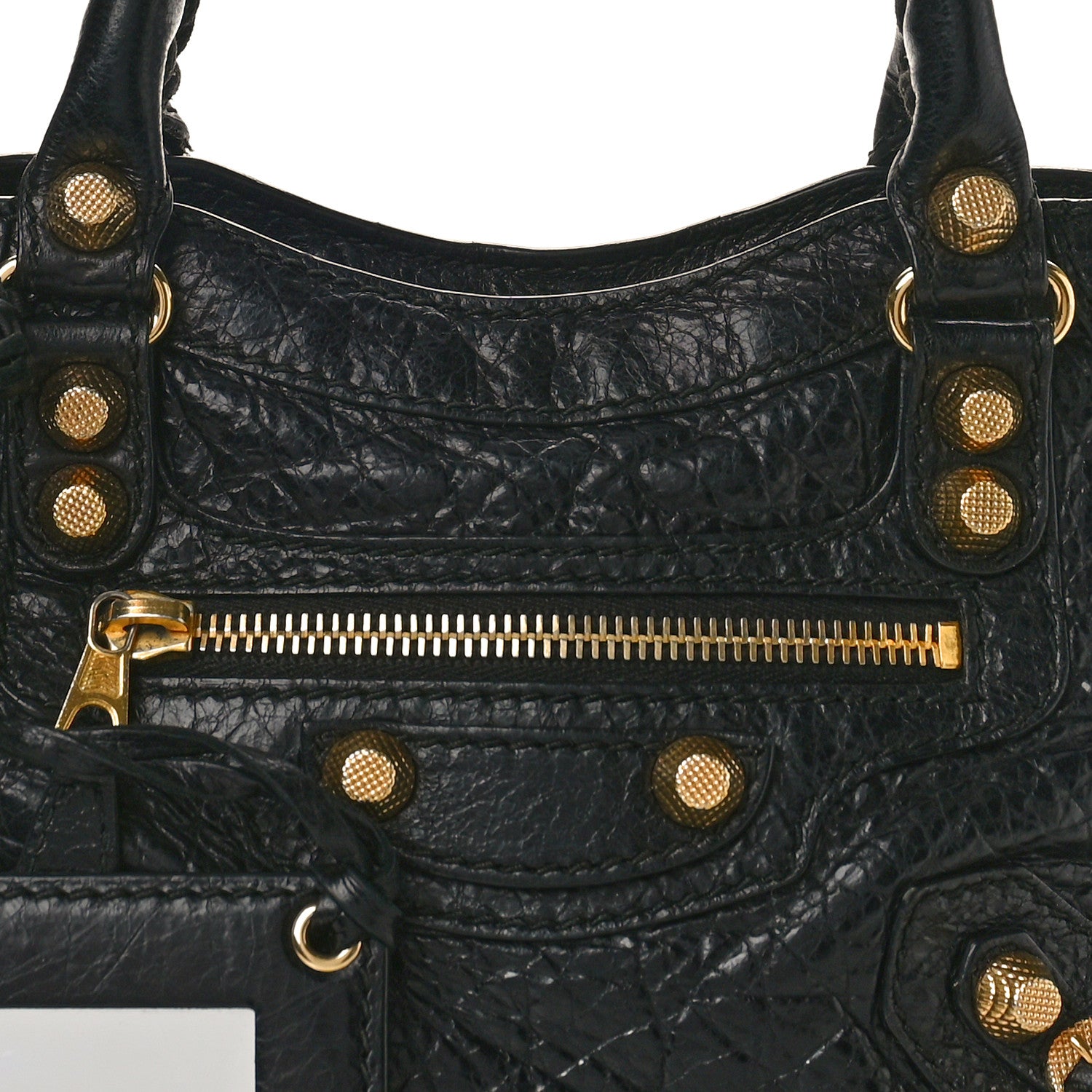 Balenciaga Agneau Giant 12 Gold Hardware Mini City Black 8 of 13