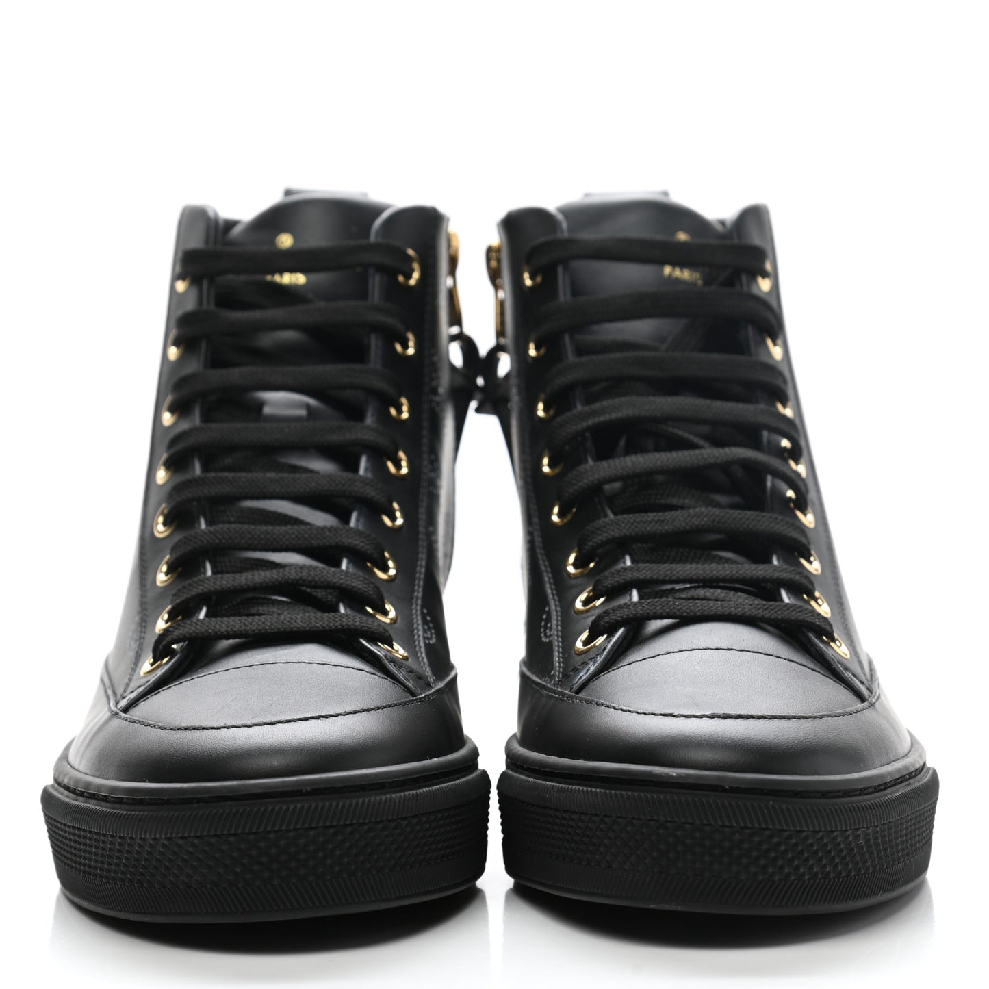 Calfskin Monogram Stellar Sneaker Boots 36 Black White