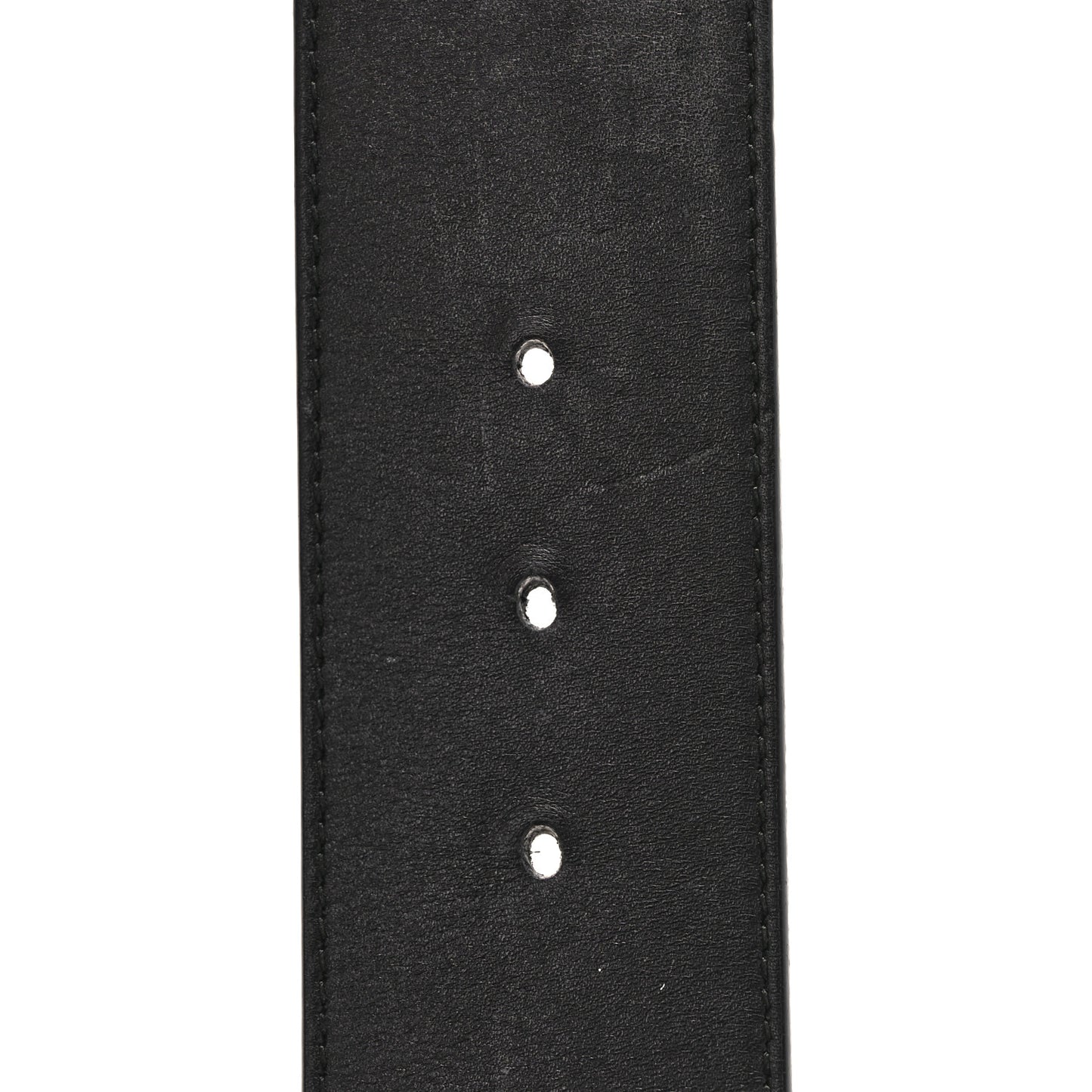 Calfskin Lizard Double G 50mm Belt 70 28 Black