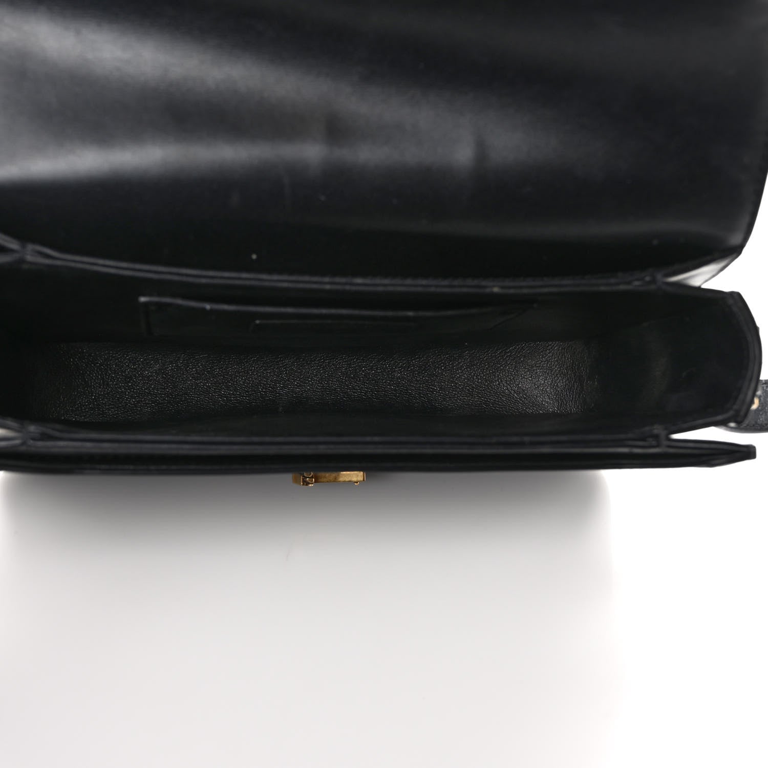 Saint Laurent Box Calfskin Monogram Medium Solferino Satchel Black 5 of 12