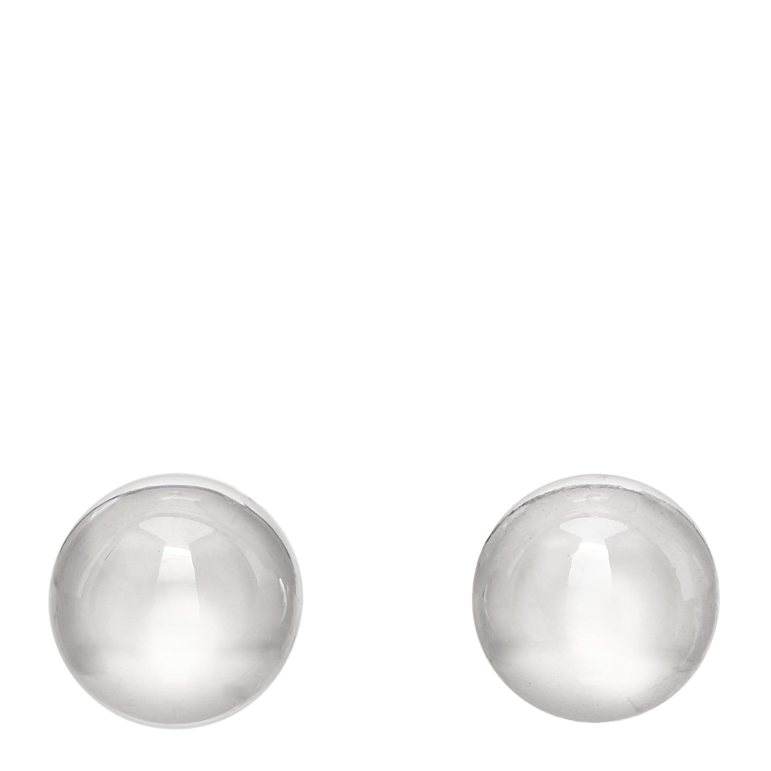 Tiffany Sterling Silver 8mm HardWear Ball Earrings 1 of 4
