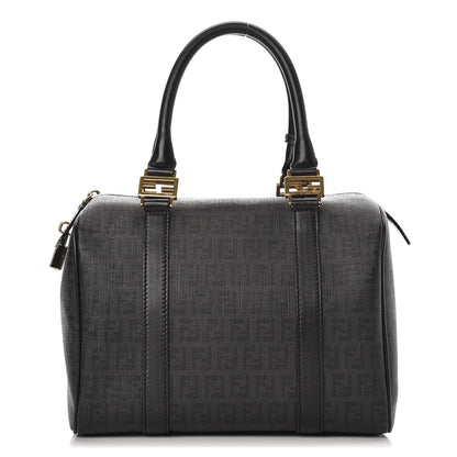 Fendi Zucchino Spalmati Vitello Small Boston Moro Black 1 of 12
