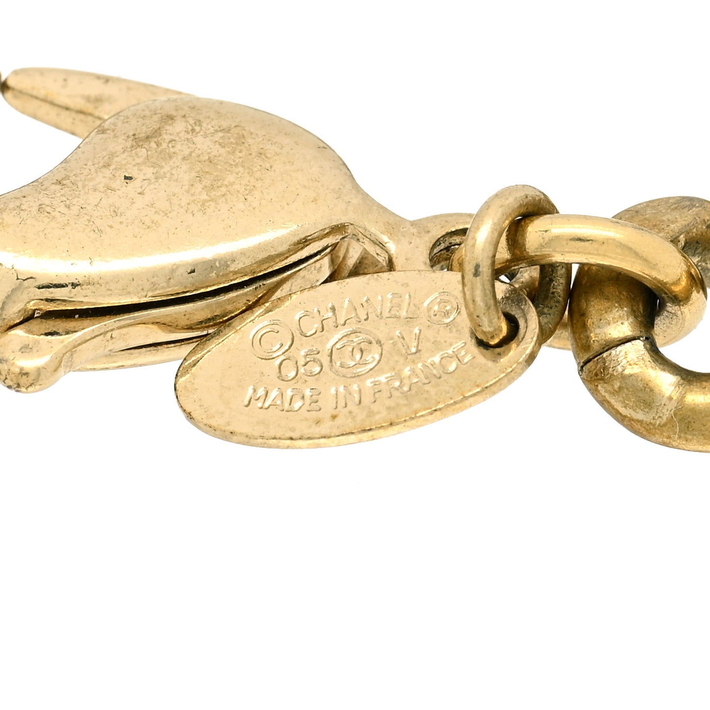 CC Logo Charms Bracelet Gold