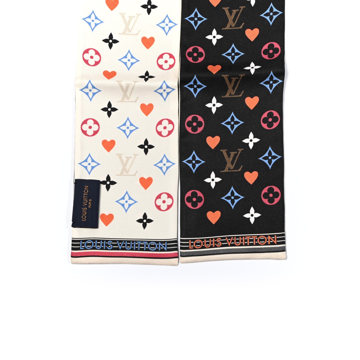 Silk Game On Bandeau Black White