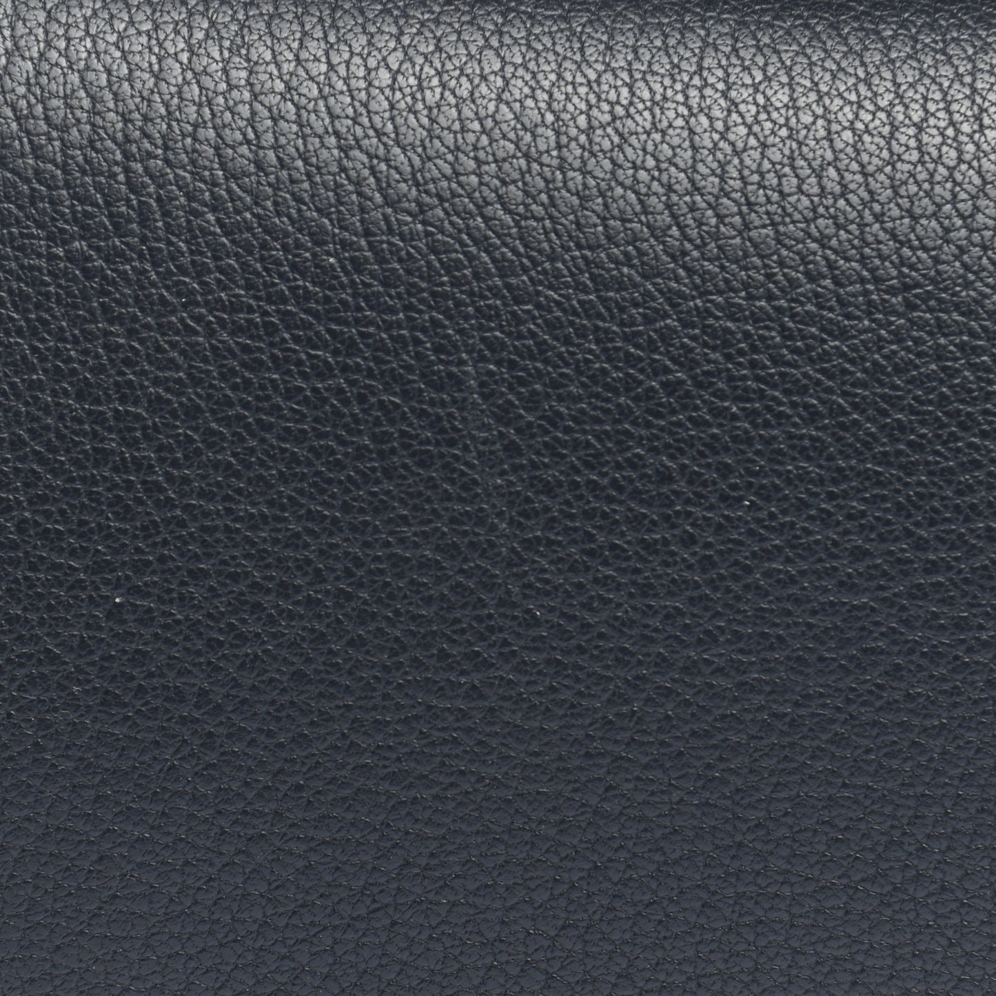 Fine Grain Goatskin Box Shoulder Bag 19 Navy
