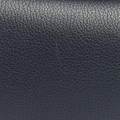 Alexander McQueen Fine Grain Goatskin Box Shoulder Bag 19 Navy 11 of 11