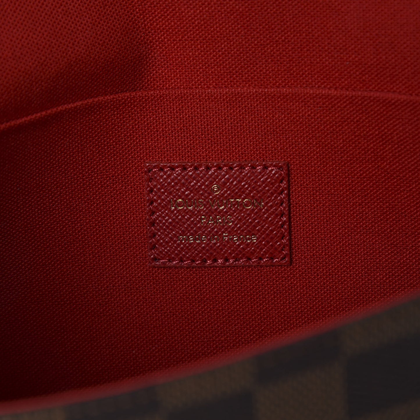 Damier Ebene Pochette Felicie Chain Wallet