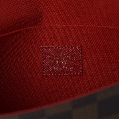 Louis Vuitton Damier Ebene Pochette Felicie Chain Wallet 8 of 20