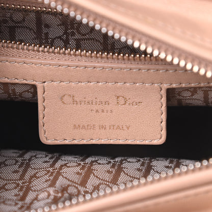 Christian Dior Lambskin Cannage Medium Lady Dior Beige 6 of 13