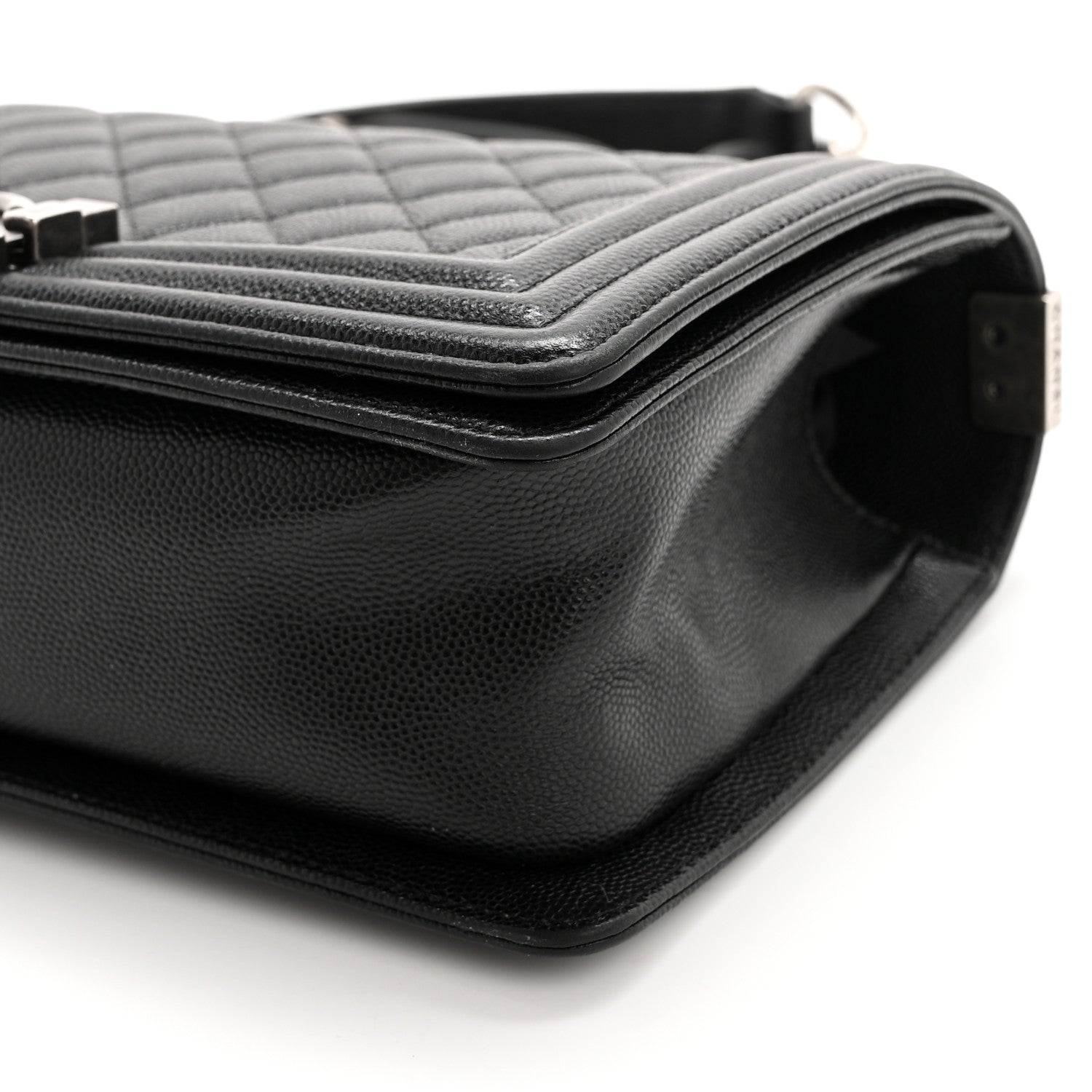 Chanel Caviar Quilted Medium Boy Flap Black 10 of 13