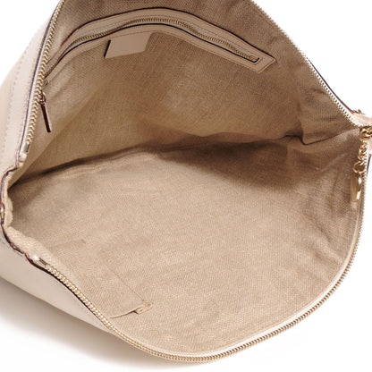 Gucci Leather Web Strap Hobo Off White 5 of 8