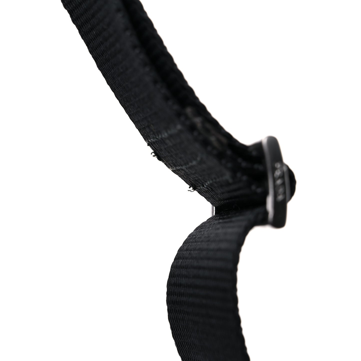 Nylon Vela Sport Messenger Bag Black
