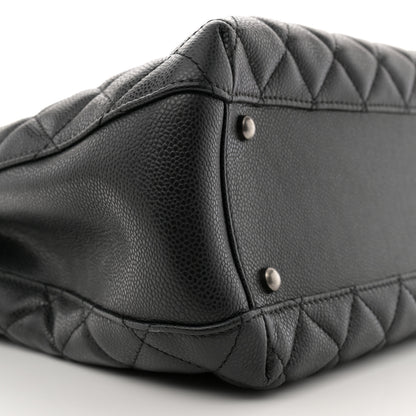 Chanel Caviar Quilted City Shopping Tote Black 9 of 13