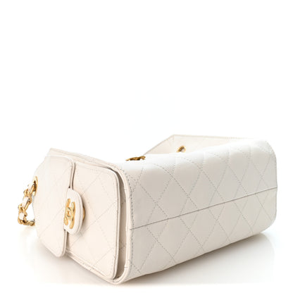 Chanel Caviar Quilted Mini Chanel 25 Handbag White 4 of 10
