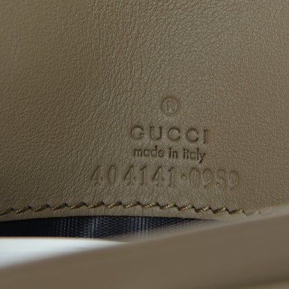 Gucci GG Supreme Monogram Dionysus Chain Clutch Wallet Beige Taupe 8 of 8