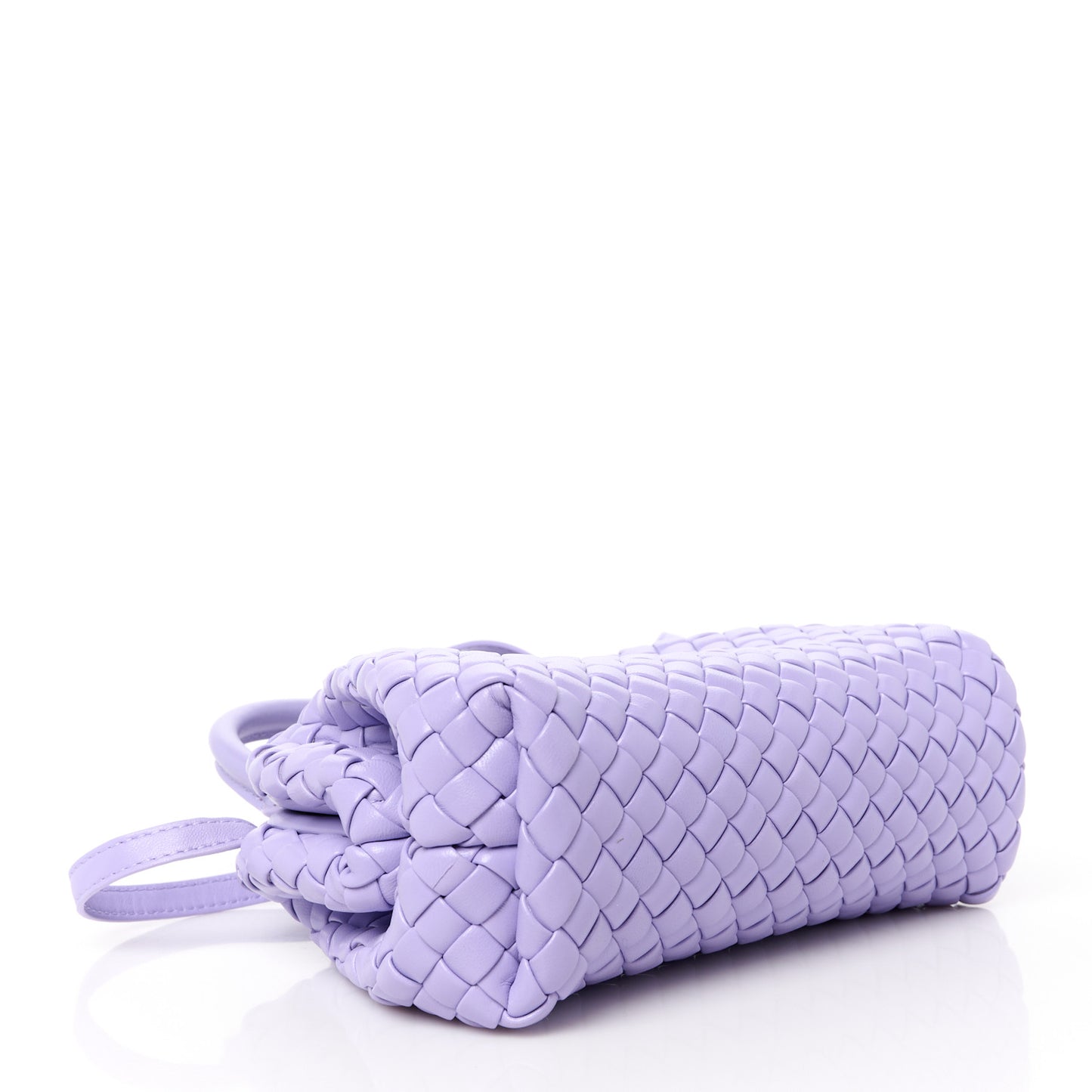 Nappa Intreccio Mini Padded Handle Bag Wisteria