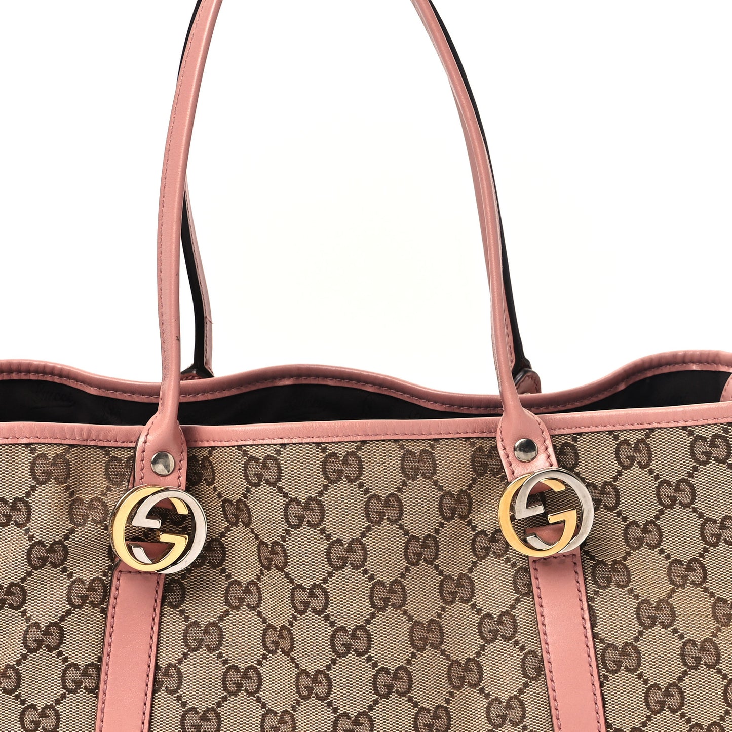 Monogram Medium Twins Tote Pink