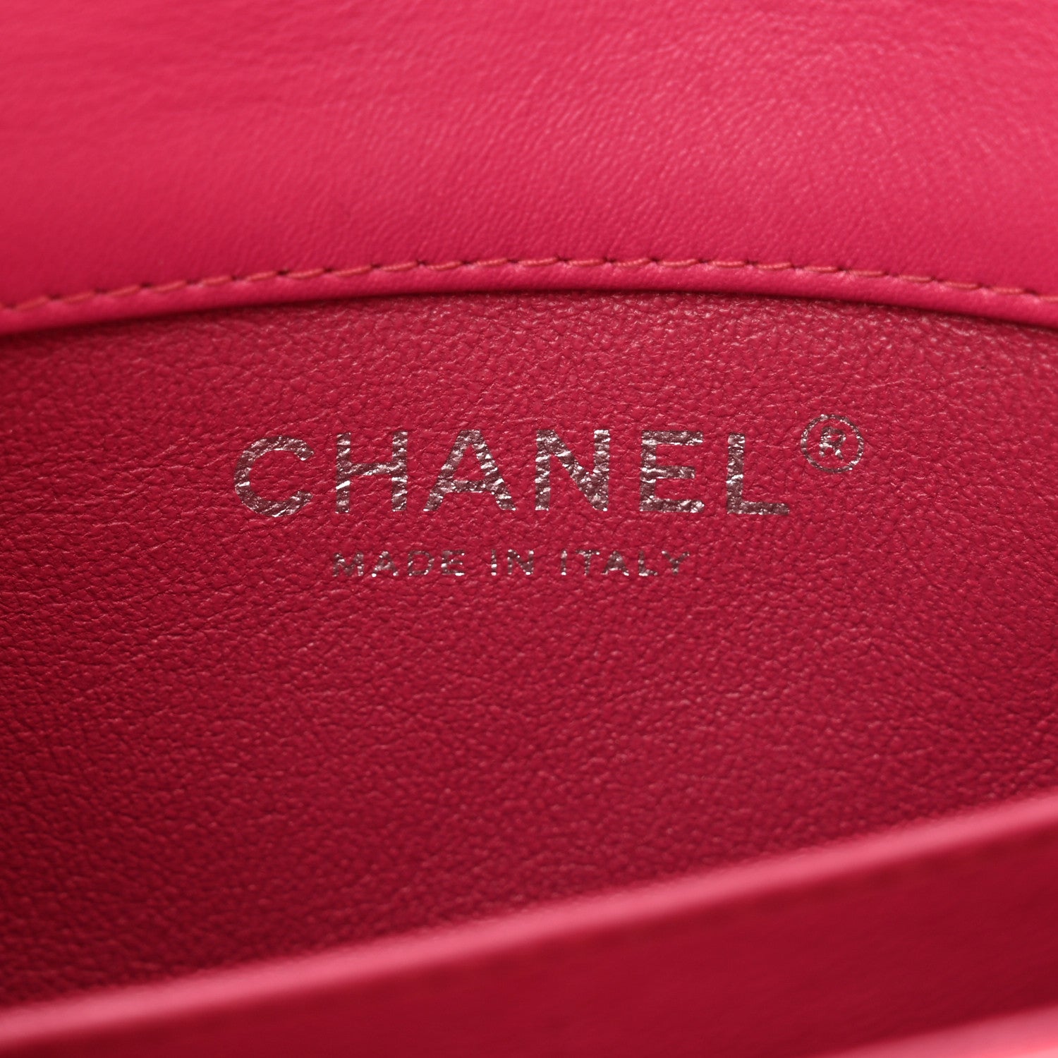 Chanel Patent Calfskin Quilted Extra Mini Rectangular Flap Pink 7 of 11