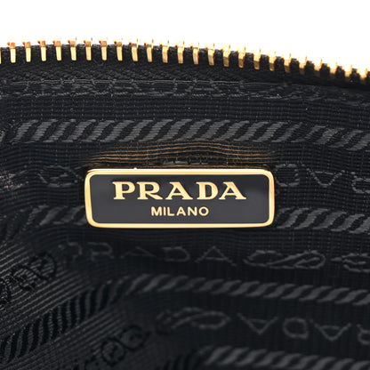 Prada Nylon Printed Holliday Wristlet Black Multicolor 6 of 6