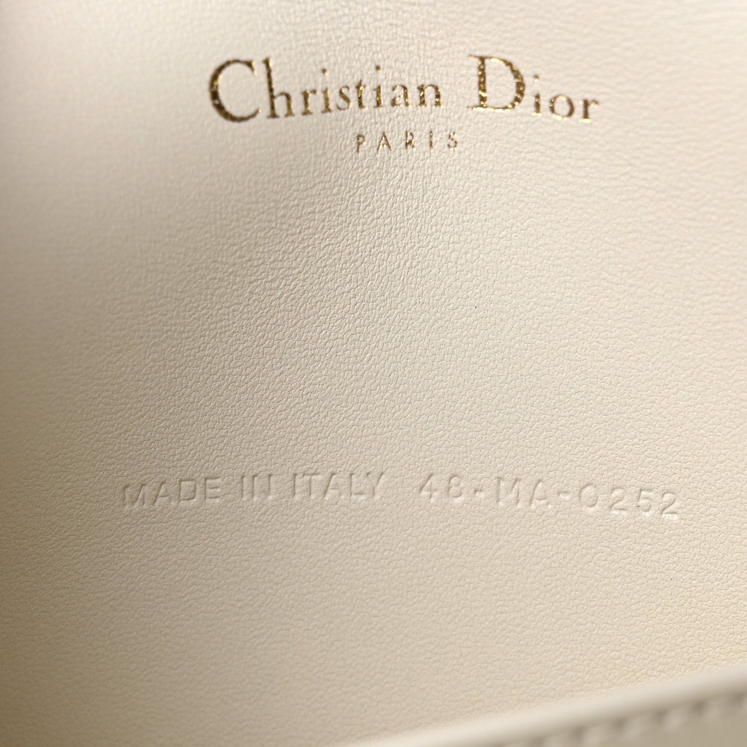 Christian Dior Lambskin Cannage Lady Dior Pouch Latte 8 of 11