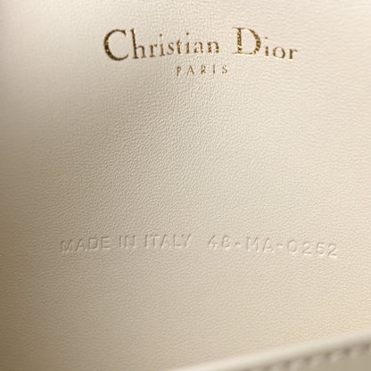 Christian Dior Lambskin Cannage Lady Dior Pouch Latte 8 of 11
