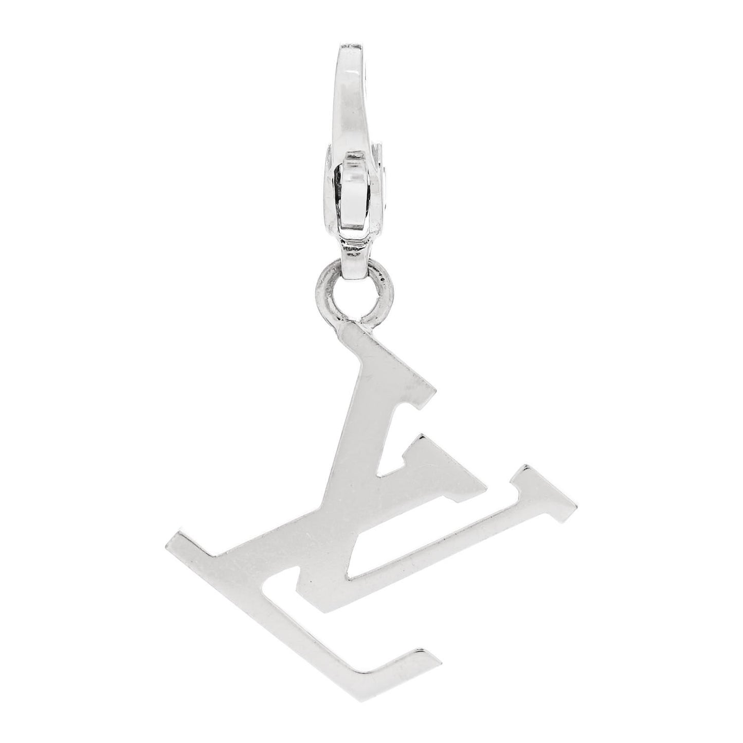 18k White Gold LV Initiales Charm
