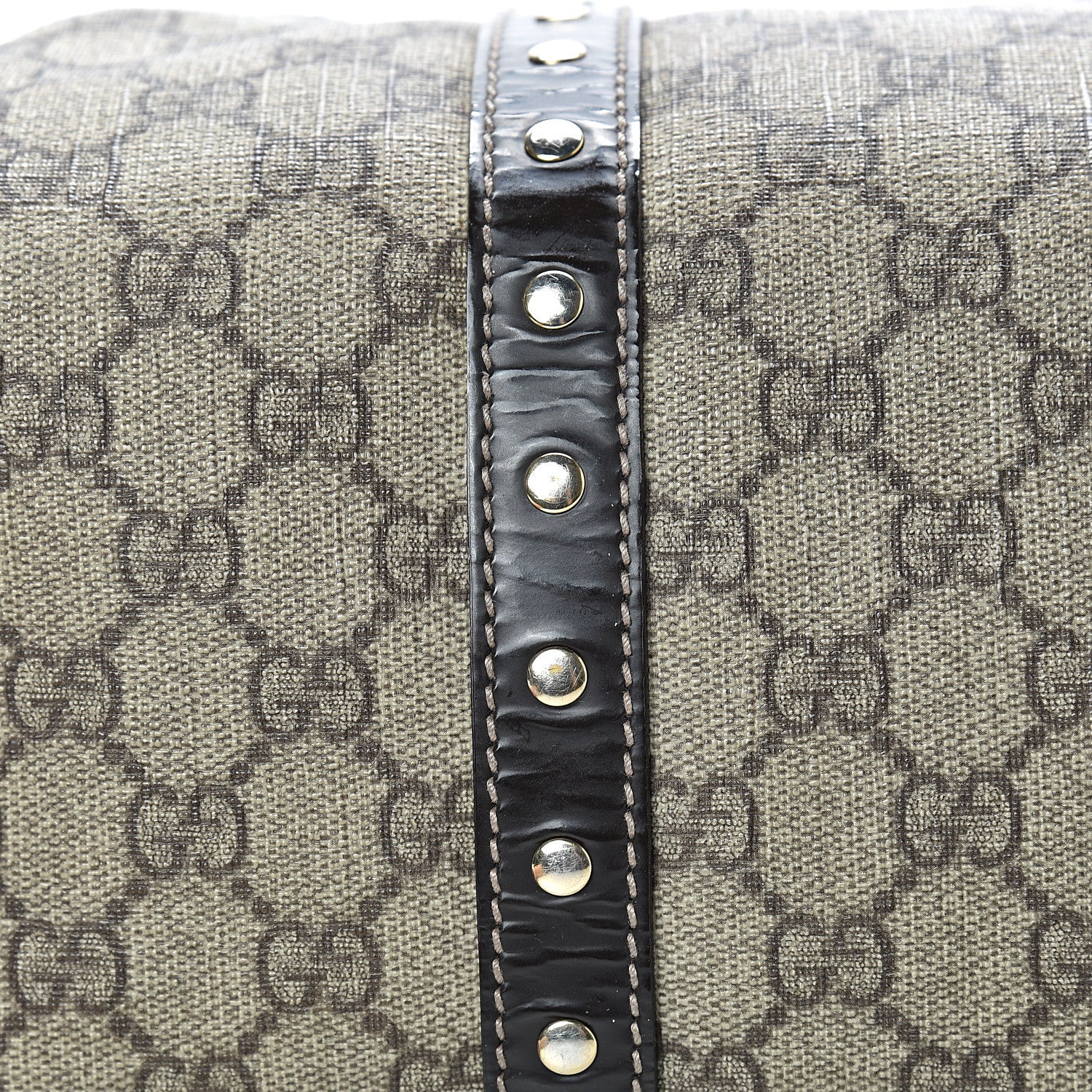 Gucci Monogram Guccissima Hearts Studded Medium Joy Boston Dark Brown 15 of 22