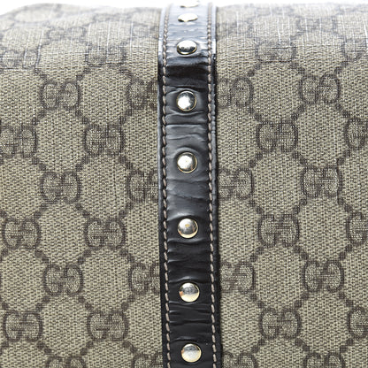 Gucci Monogram Guccissima Hearts Studded Medium Joy Boston Dark Brown 15 of 22
