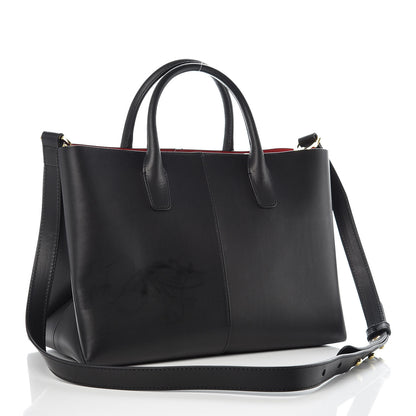 Mansur Gavriel Calfskin Mini Folded Bag Black Flamma 3 of 15