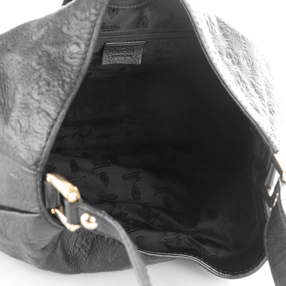 Gucci Guccissima Large New Ladies Web Hobo Black 5 of 6