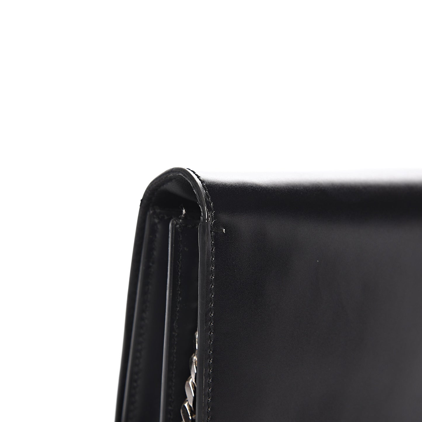 Calfskin Montage Print Small TB Bag Black