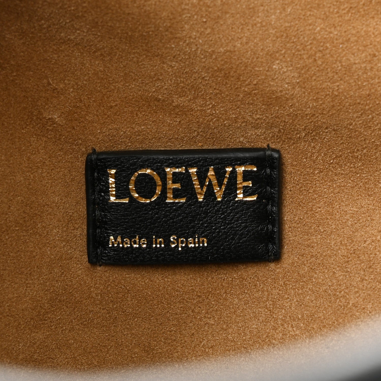 Loewe Mellow Nappa Donut Chain Flamenco Knot Clutch Black 6 of 9