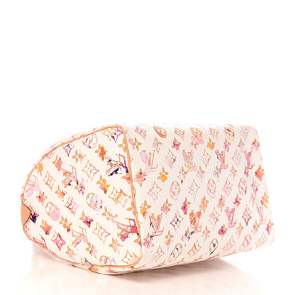 Louis Vuitton Watercolor Aquarelle Speedy 30 White 3 of 10
