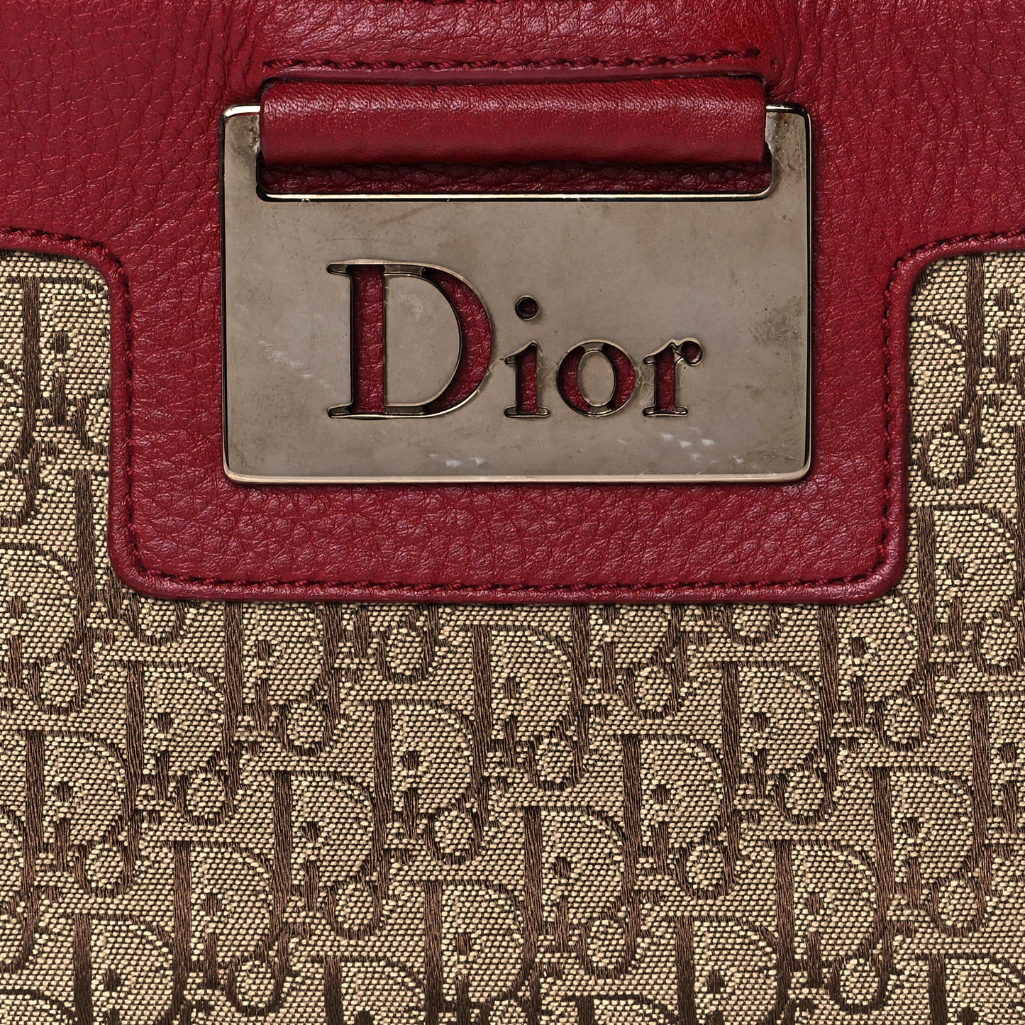 Monogram Small Columbus Hobo Red