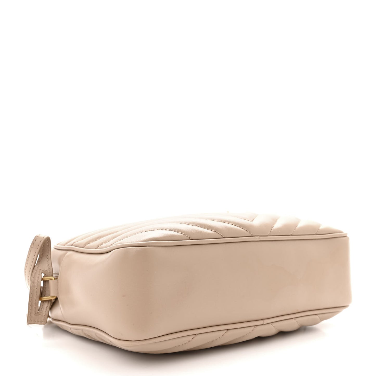 Calfskin Matelasse Monogram Lou Camera Bag Dark Beige