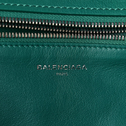 Balenciaga Calfskin Large Laundry Cabas Tote Green 6 of 16