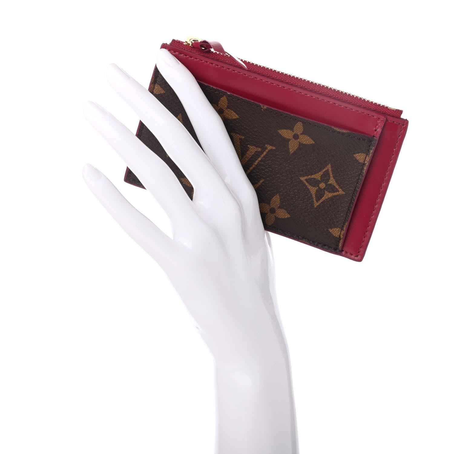 Louis Vuitton Monogram Zipped Card Holder Fuchsia 2 of 6