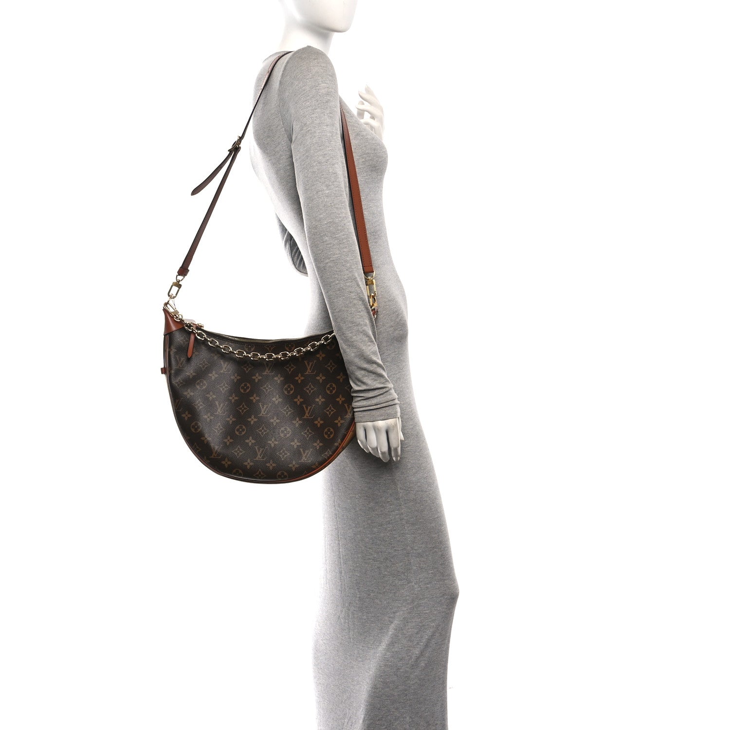 Louis Vuitton Reverse Monogram Loop Hobo 2 of 9