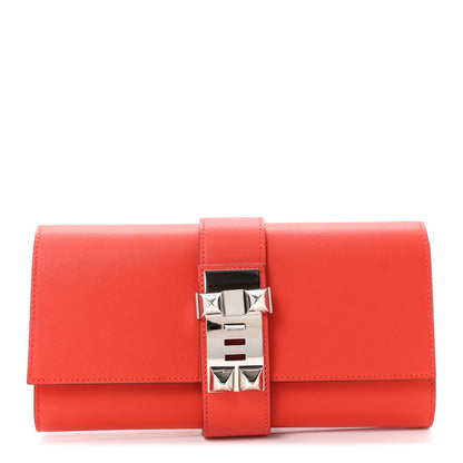 Hermes Swift Medor 23 Clutch Capucine 1 of 11