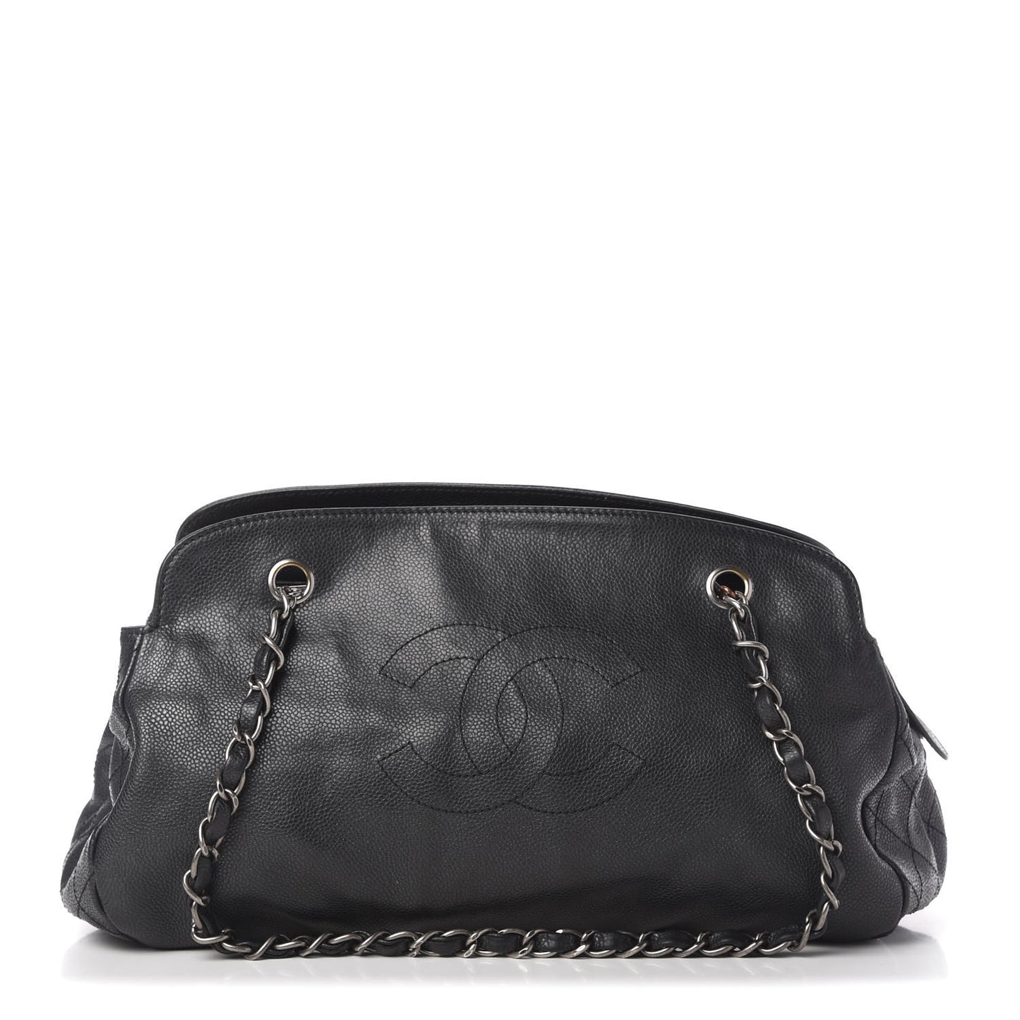 Caviar 31 CC Shoulder Bag Black