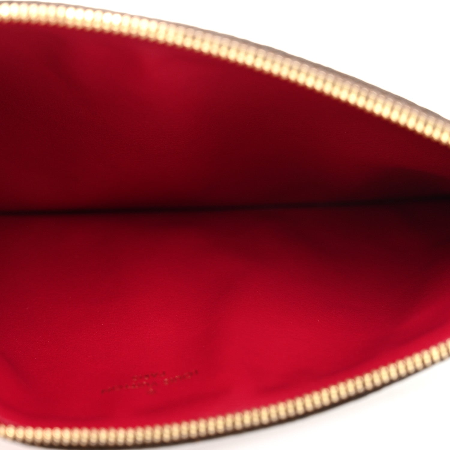 Louis Vuitton Monogram Felicie Chain Wallet Zippered Insert Fuchsia 5 of 6