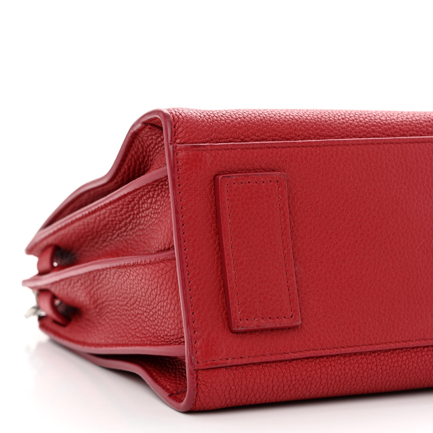 Saint Laurent Grained Calfskin Baby Sac De Jour Souple Red 10 of 13