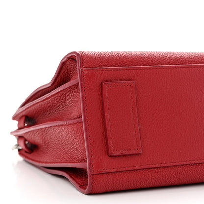 Saint Laurent Grained Calfskin Baby Sac De Jour Souple Red 10 of 13
